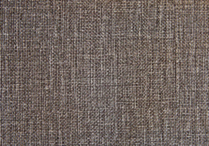 16.75" x 16.75" x 17" Light Brown Linen Look Fabric  Ottoman
