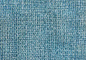 16.75" x 16.75" x 17" Light Blue Linen Look Fabric  Ottoman