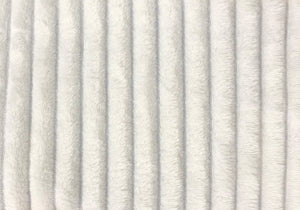 50" x 60" Ivory Ultra Soft Ribbed Style  Throw