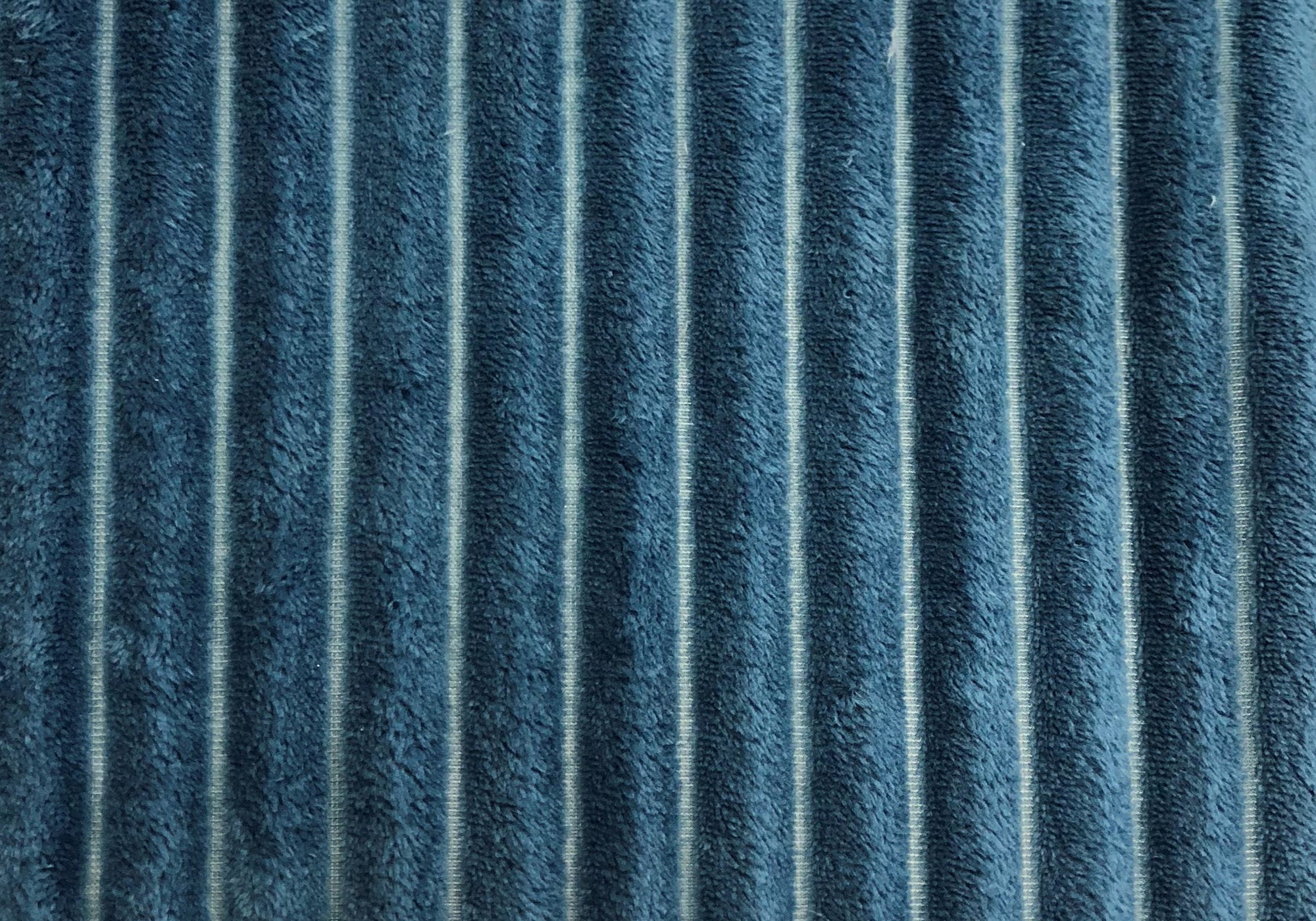 50" x 60" Blue Ultra Soft Ribbed Style  Throw