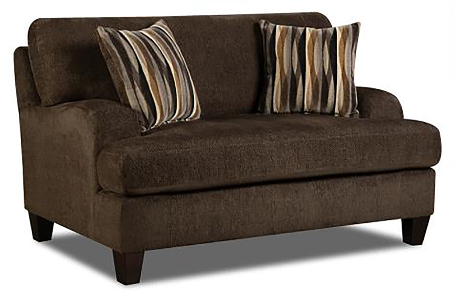 58" X 41" X 39" 100% Polyurethane/100% Polyester Velvet Chair and a Half