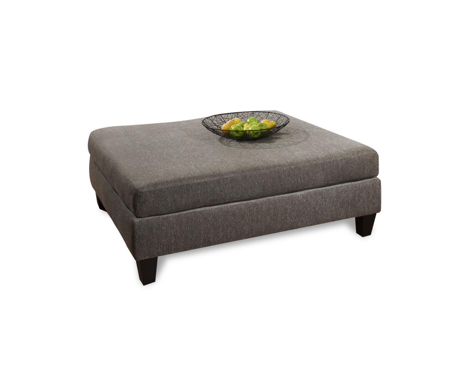 54" X 54" X 20" Lilly Grey 100% Polyester Ottoman