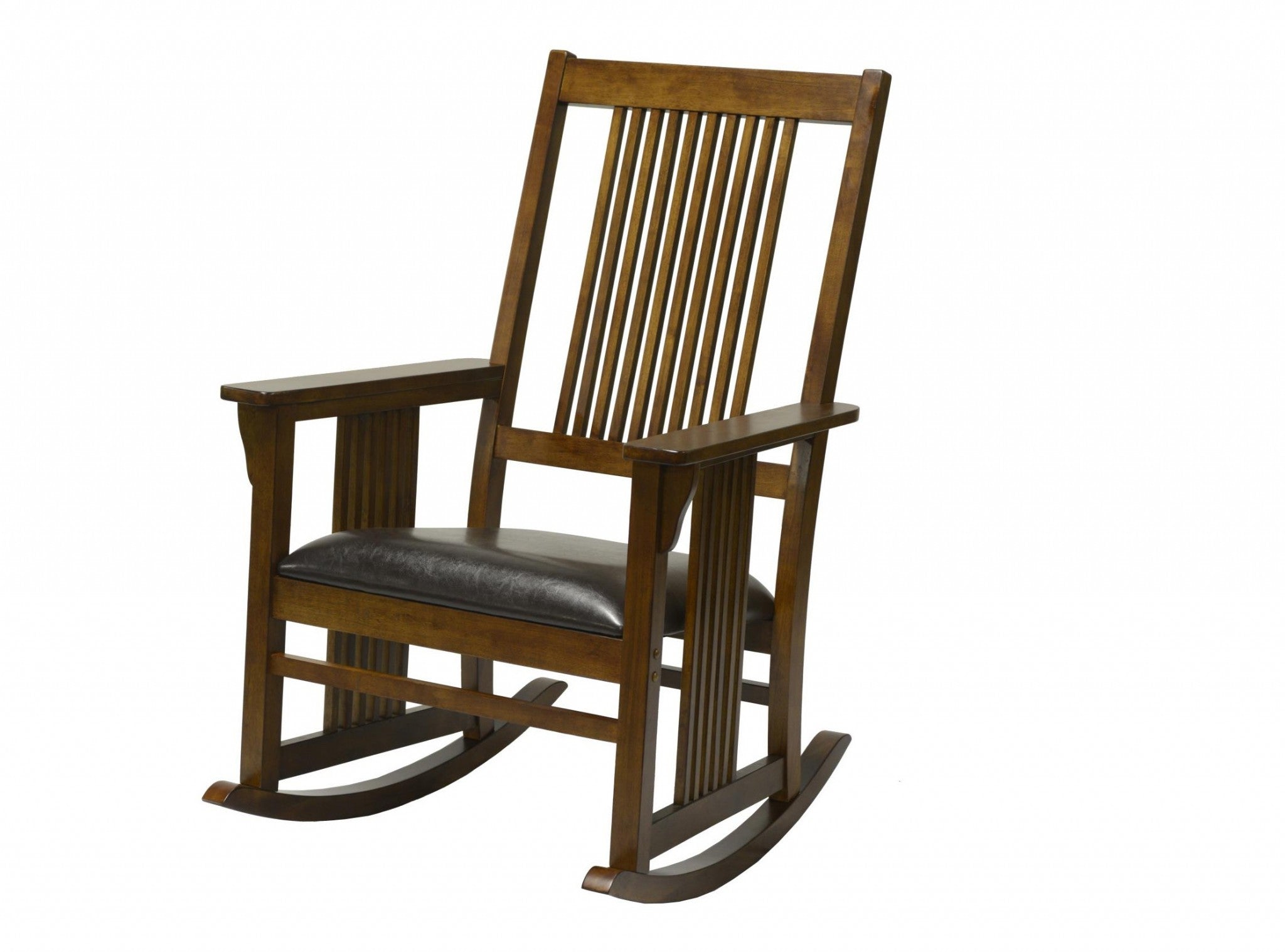 28.8" X 33.5" X 39" Tobacco Hardwood Dagwood Rocker