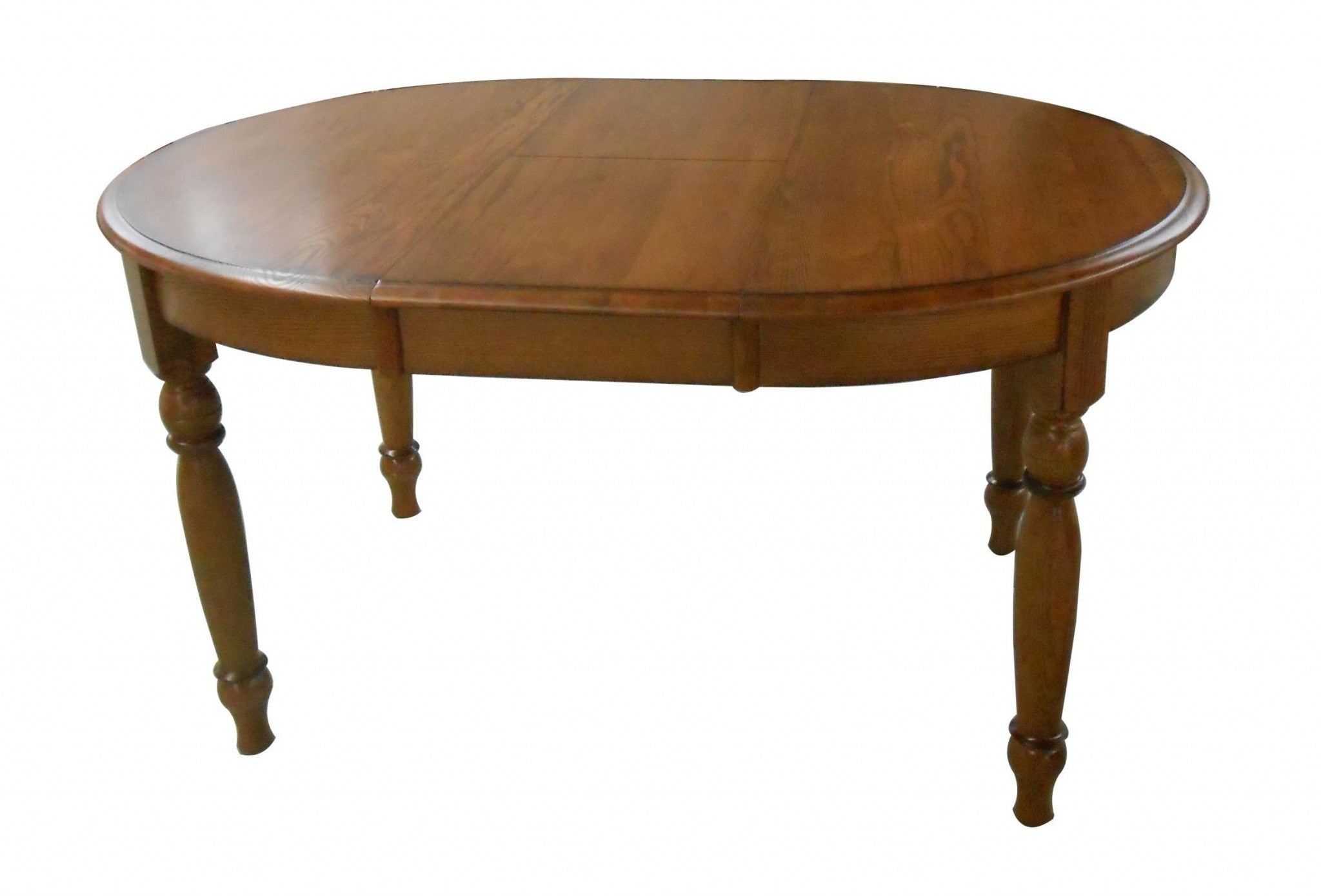 42" X 57" X 30" Burnished Walnut Hardwood Kingwood Table with Butterfly Leaf