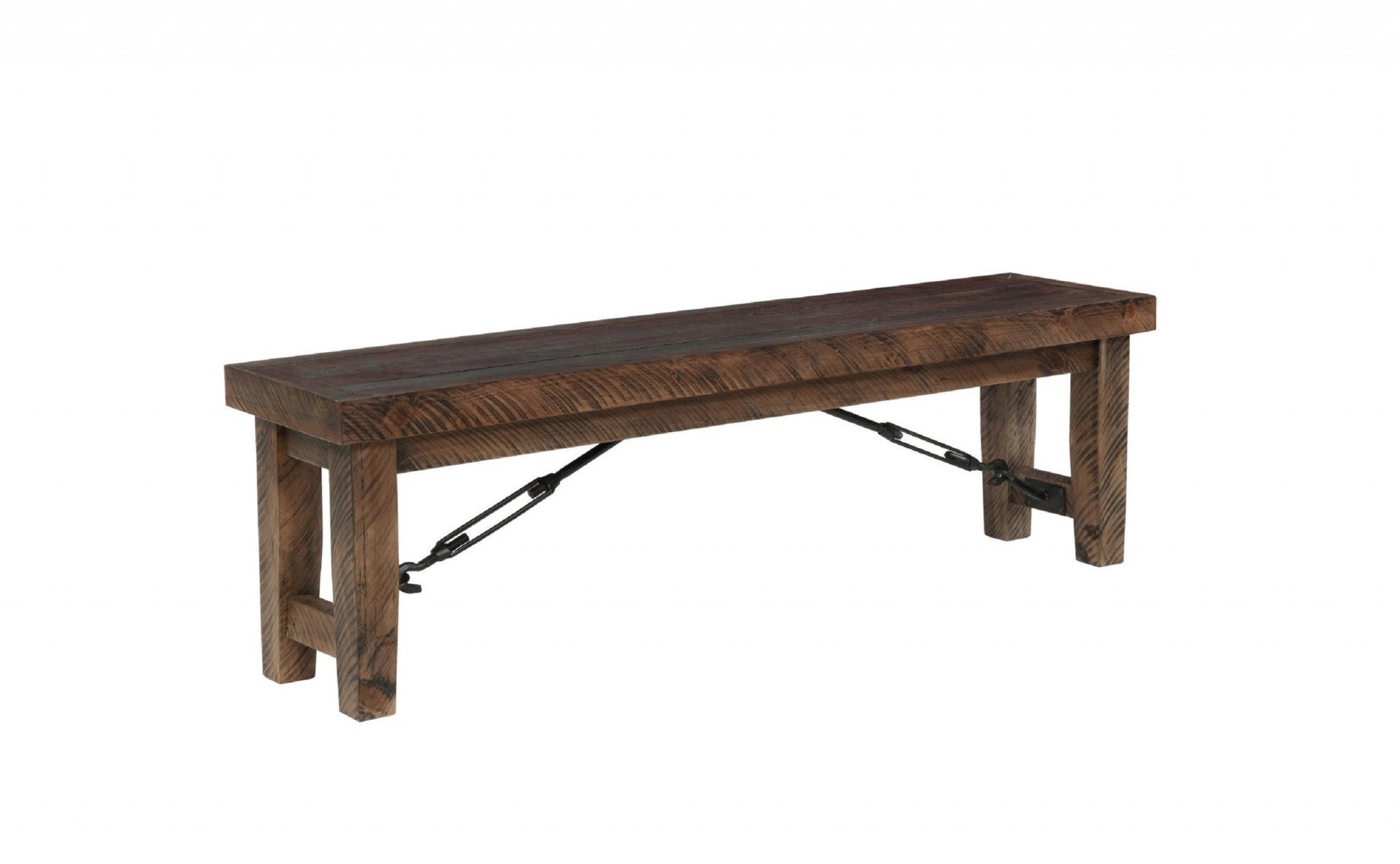 60" X 14" X 18" Hardwood Bench Lodge