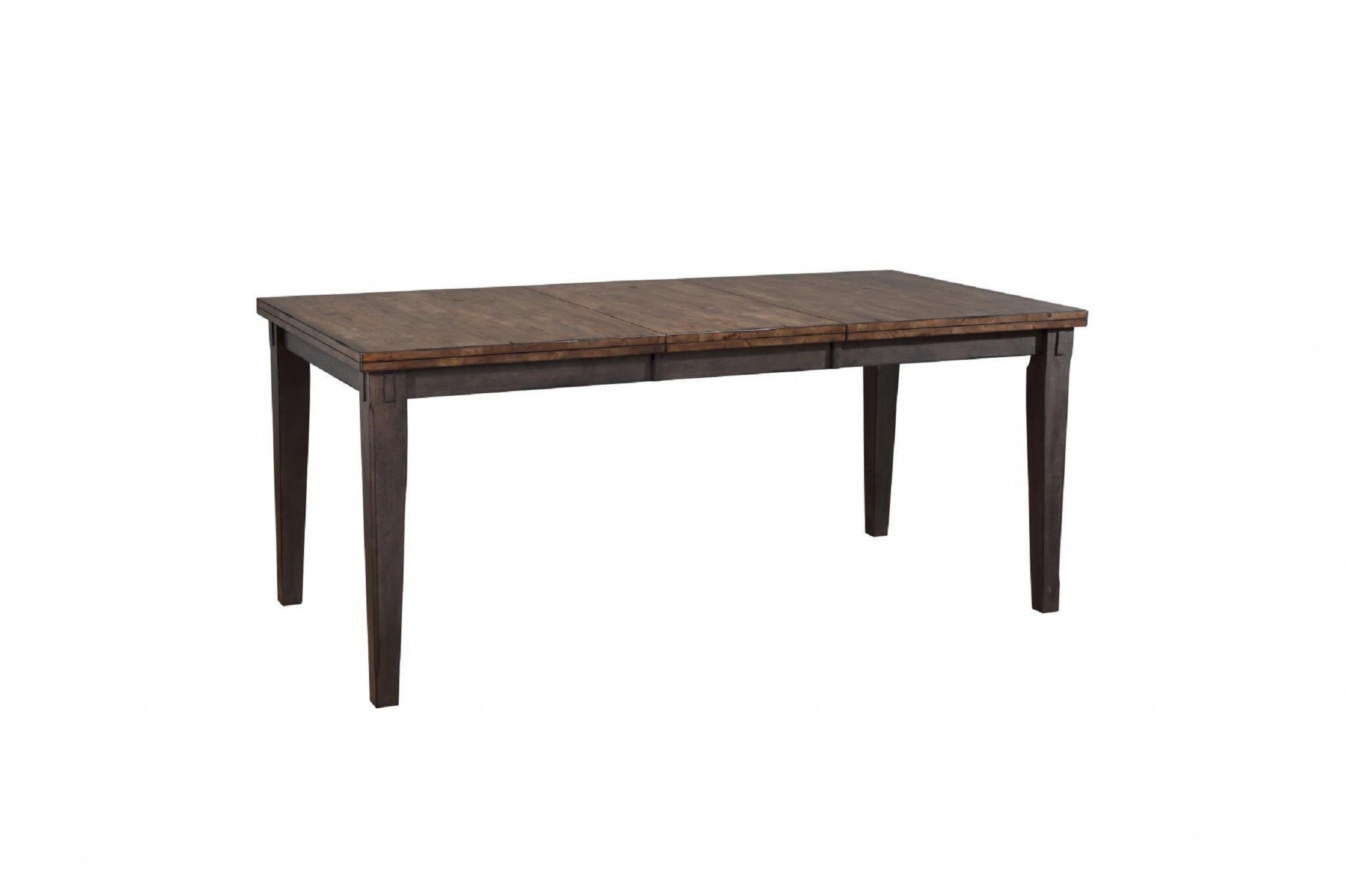 36.25" X 54" X 30" Two-Tone Hardwood Dining Table