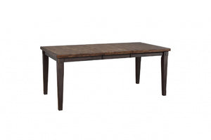 36.25" X 54" X 30" Two-Tone Hardwood Dining Table