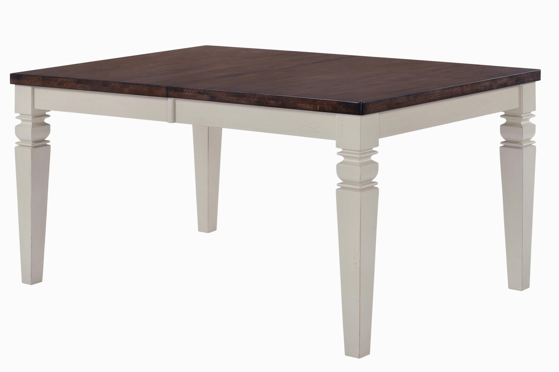 60" X 40" X 30" Mocha Sand Hardwood Dining Table