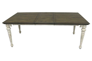 64" X 42" X 82" Vintage Estates Hardwood Dining Table
