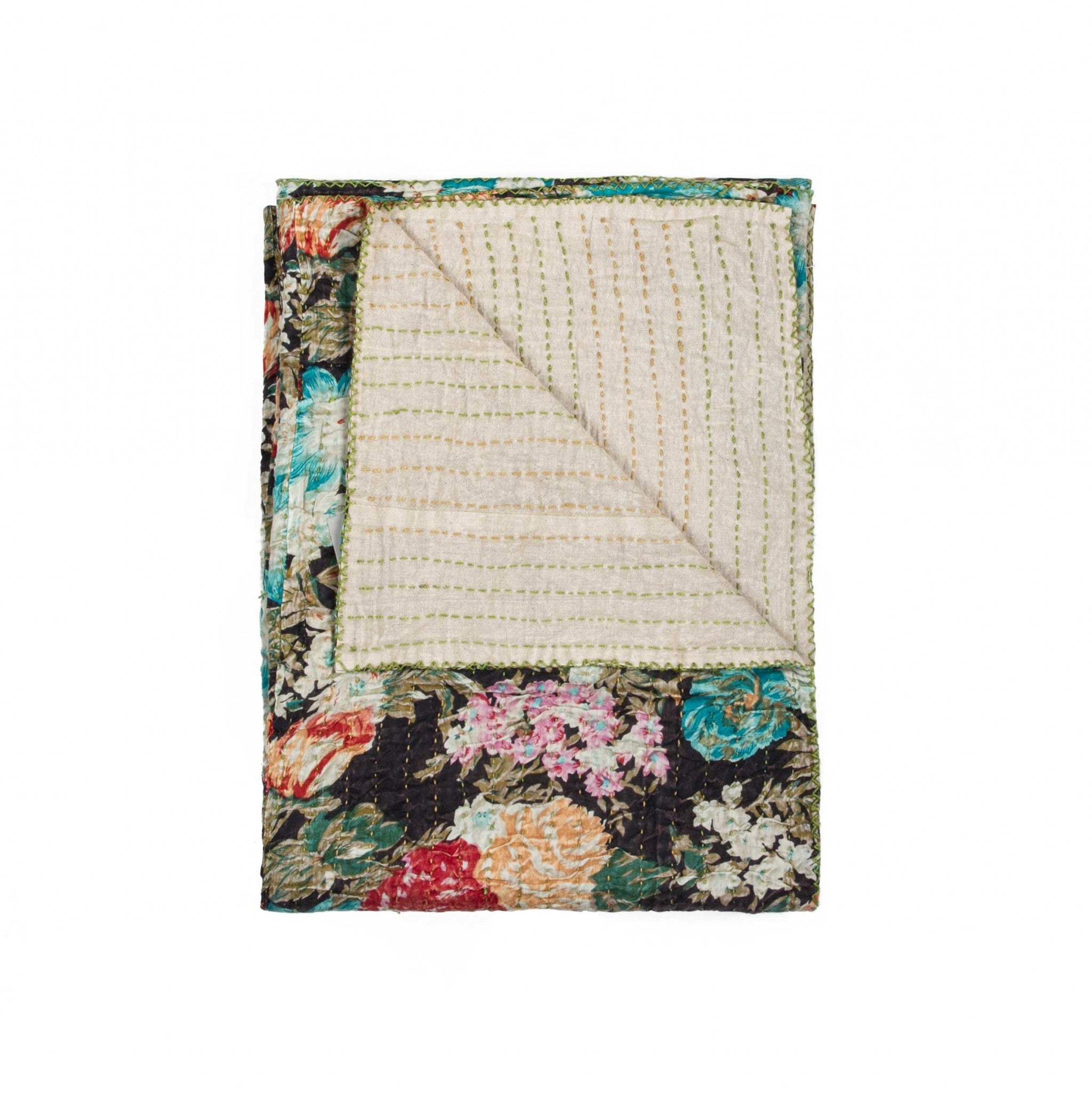 50" x 70" Multi colored Eclectic Bohemian Traditional  Throw Blankets