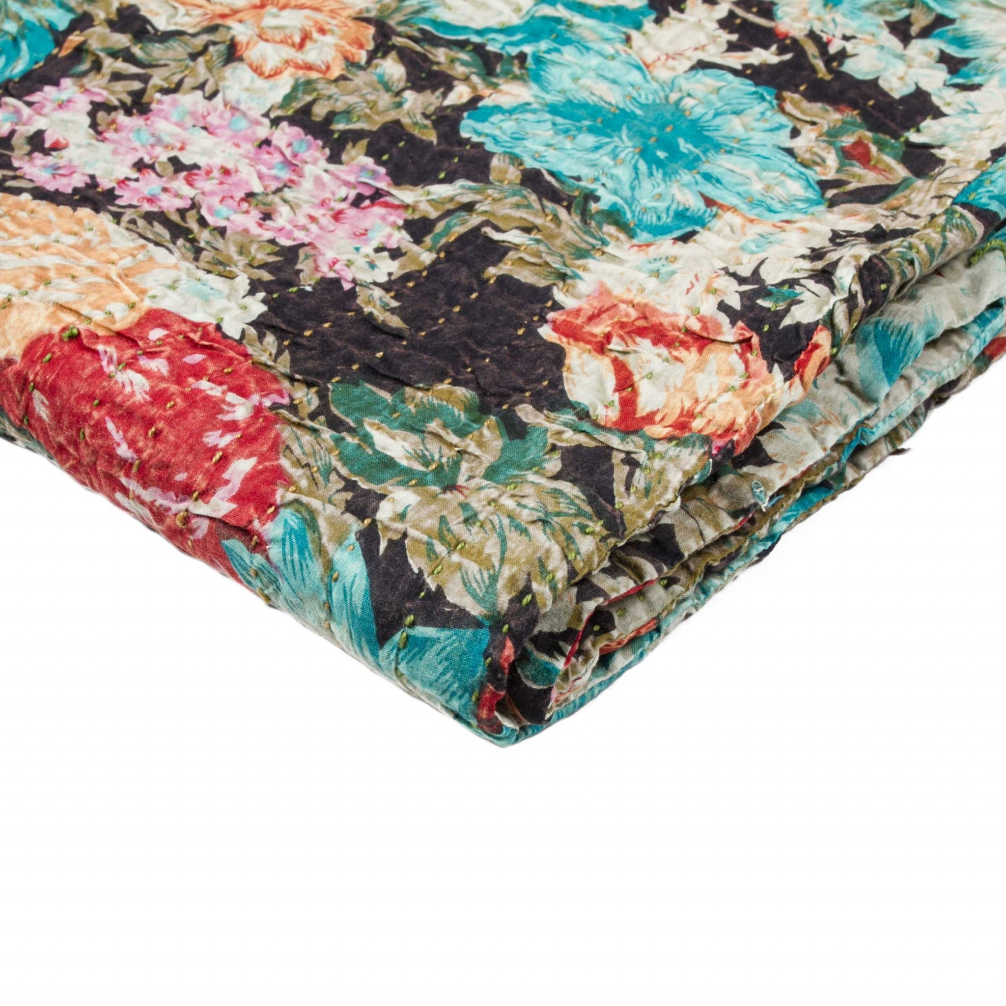 50" x 70" Multi colored Eclectic Bohemian Traditional  Throw Blankets