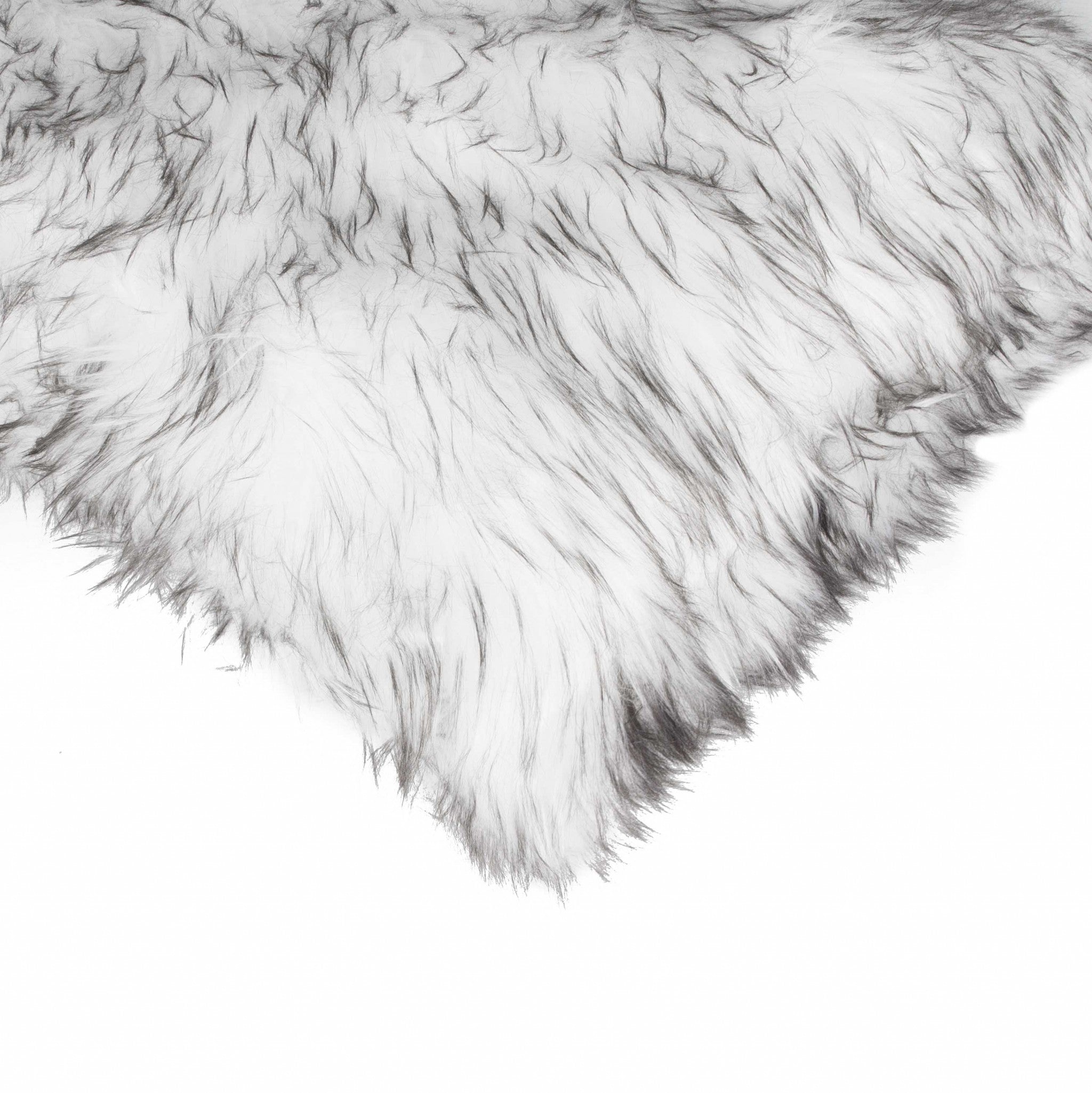 18" x 18" x 5" Gradient Gray/Faux Fur - 2pack Pillow