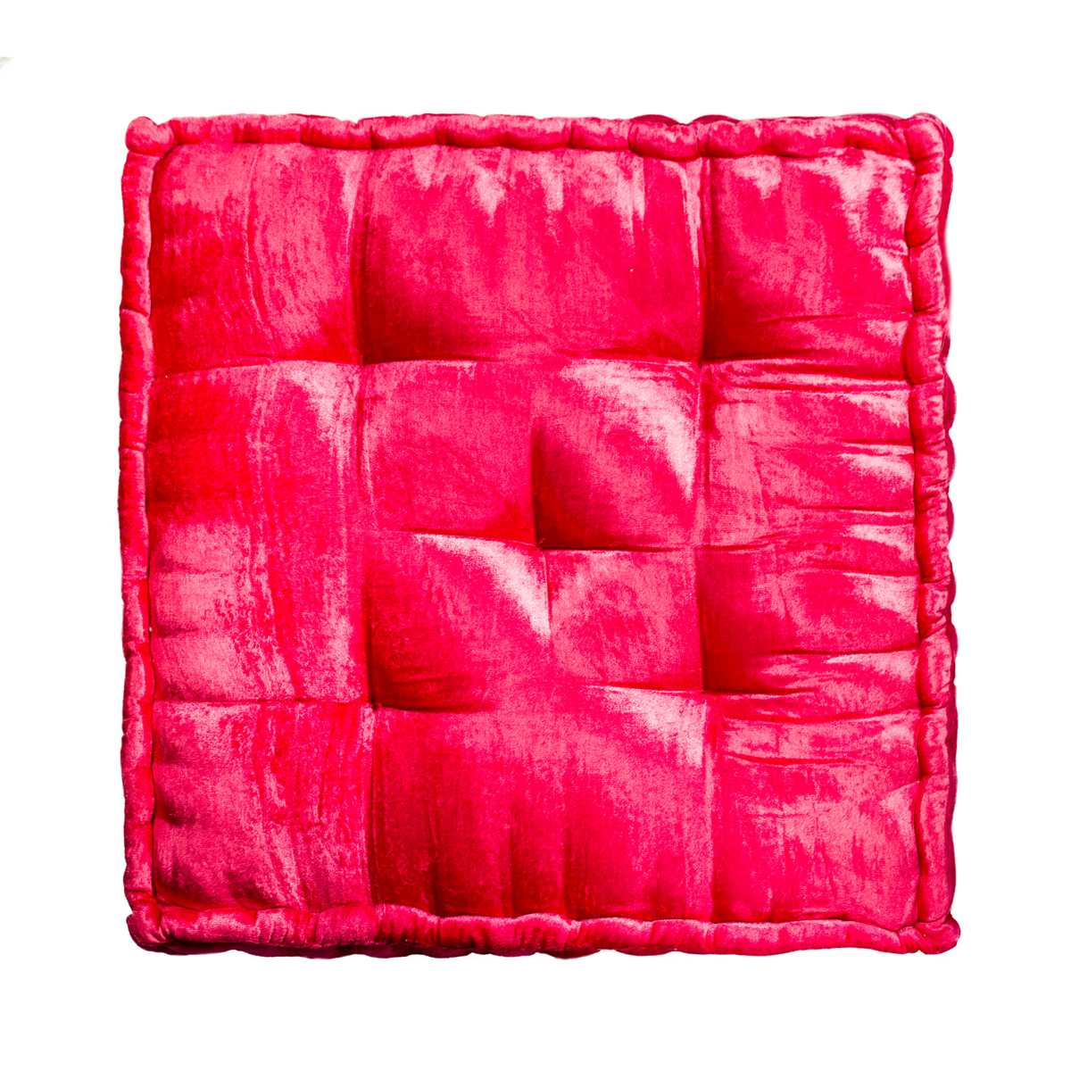 5" x 24" x 24" Silk Hot Pink Pillow