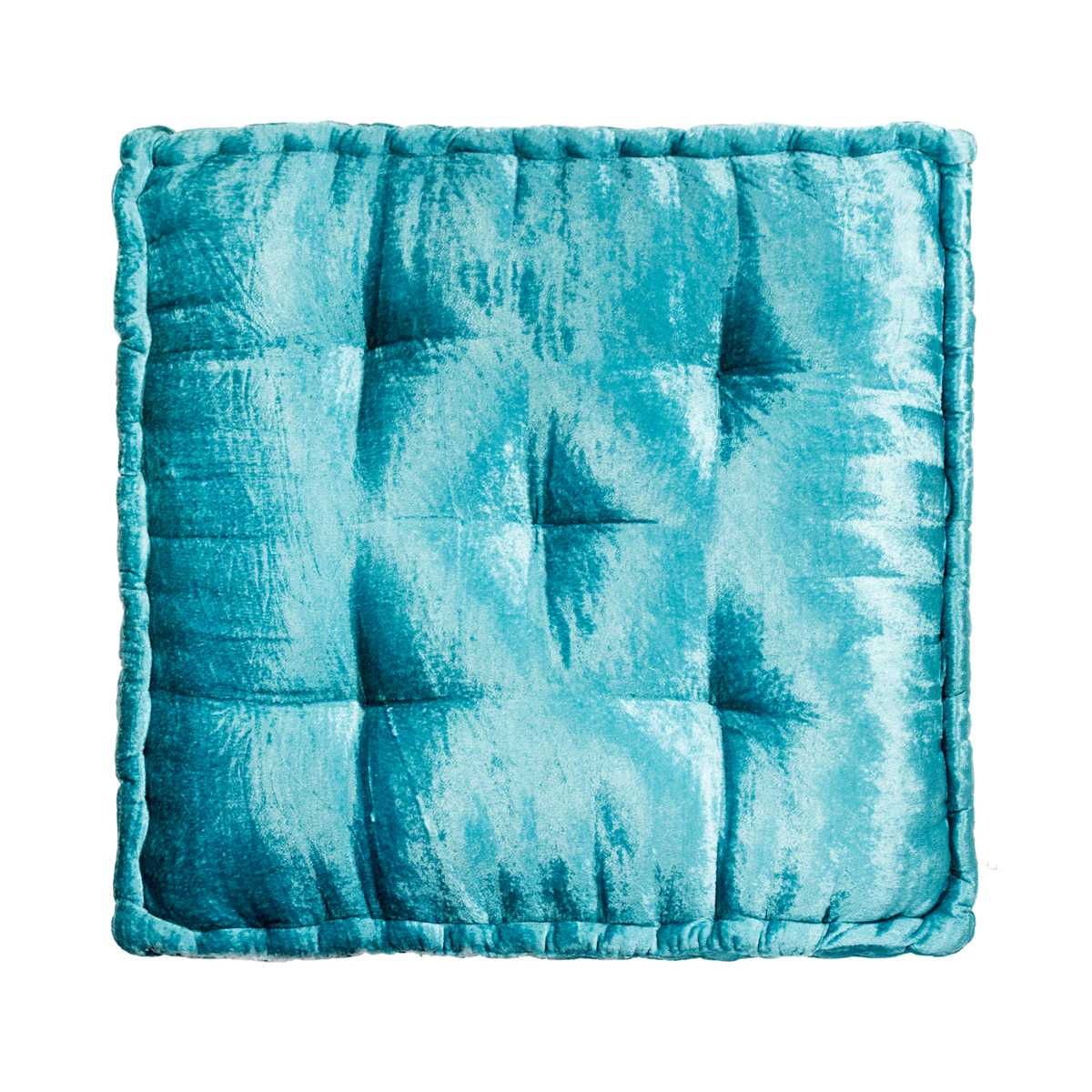 5" x 24" x 24" Silk Turquiose Pillow