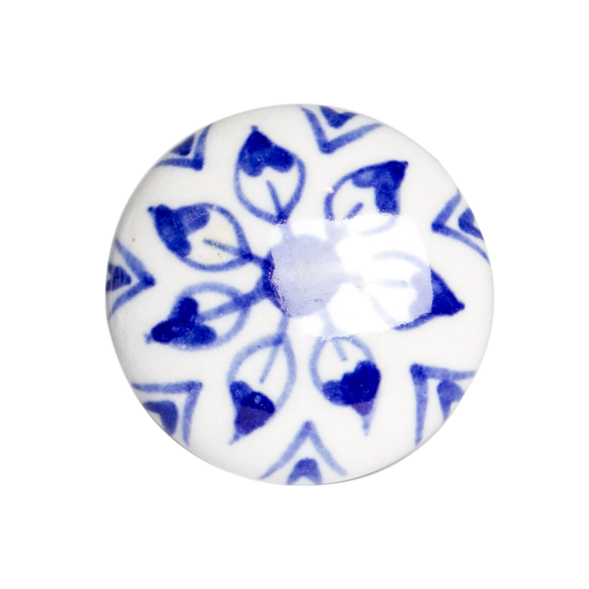 1.5" x 1.5" x 1.5" Ceramic/Metal Multicolor 12 Pack Knob