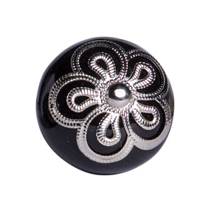 1.5" x 1.5" x 1.5" Ceramic/Metal Multicolor 12 Pack Knob