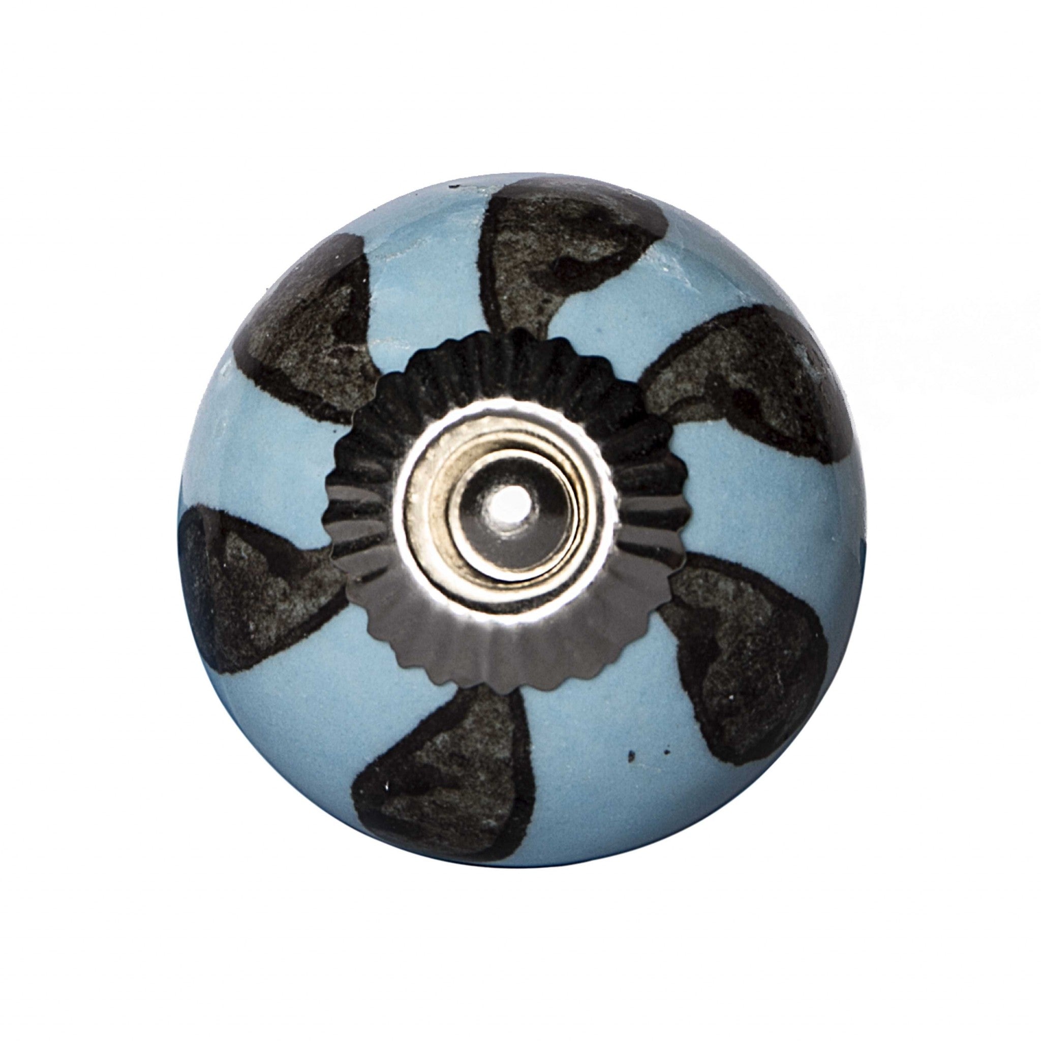 1.5" x 1.5" x 1.5" Ceramic/Metal Multicolor 12 Pack Knob