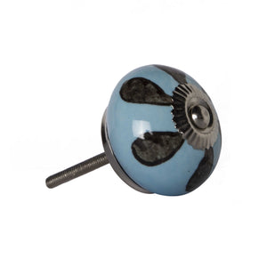 1.5" x 1.5" x 1.5" Ceramic/Metal Multicolor 12 Pack Knob