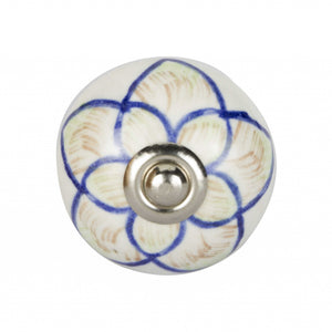1.5" x 1.5" x 1.5" Ceramic/Metal Multicolor 12 Pack Knob