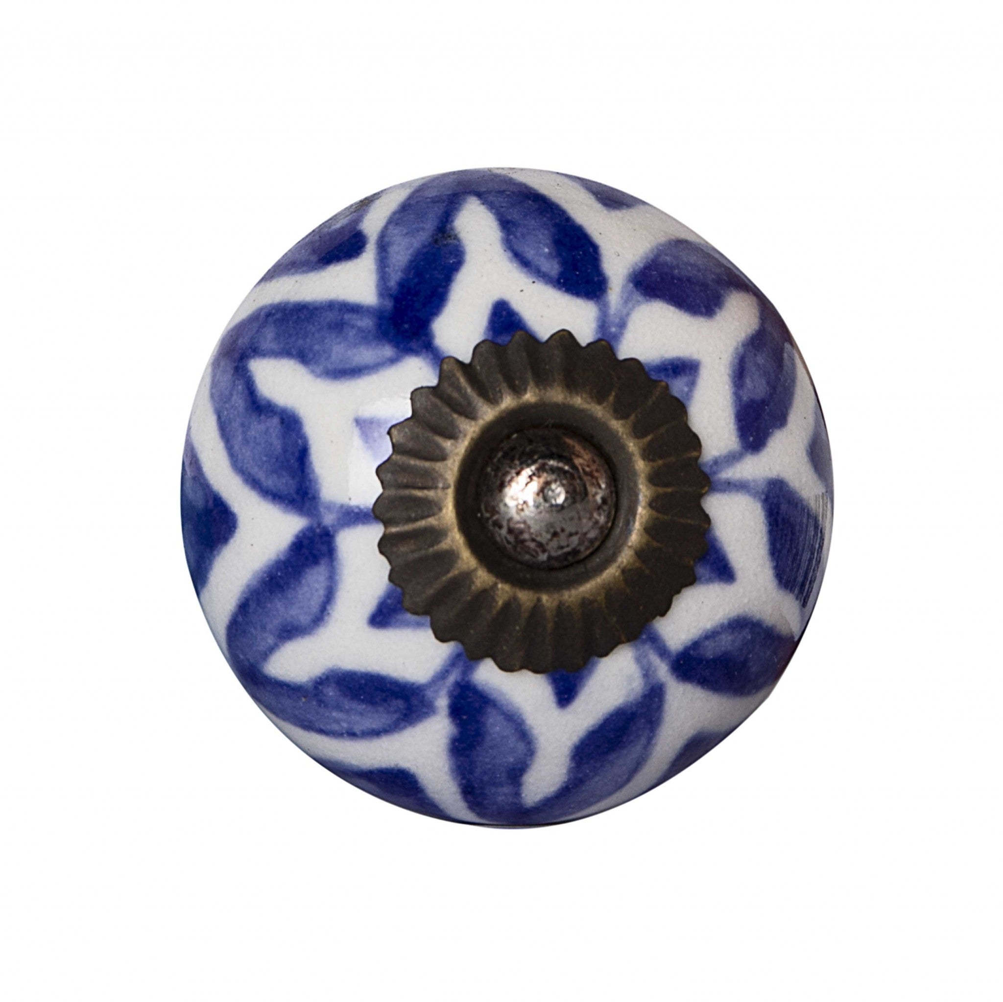 1.5" x 1.5" x 1.5" Ceramic/Metal Multicolor 12 Pack Knob