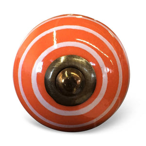 1.5" x 1.5" x 1.5" Ceramic/Metal Multicolor 12 Pack Knob