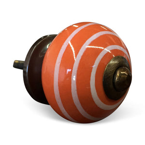 1.5" x 1.5" x 1.5" Ceramic/Metal Multicolor 12 Pack Knob