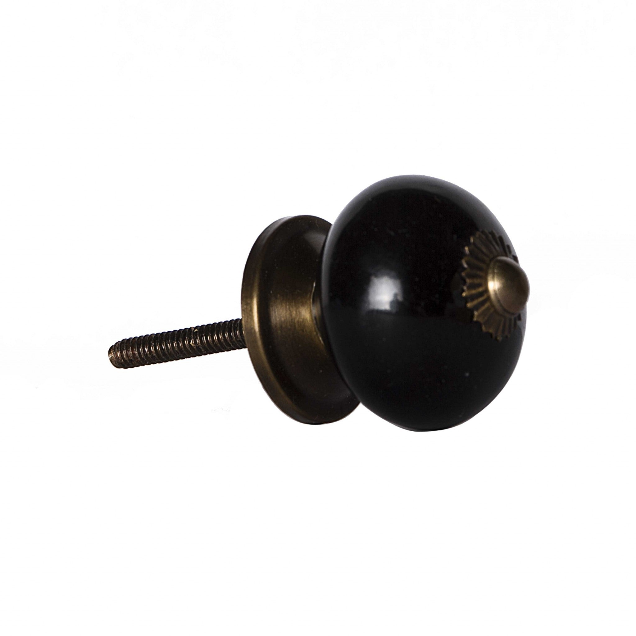 1.5" x 1.5" x 1.5" Ceramic/Metal Multicolor 12 Pack Knob