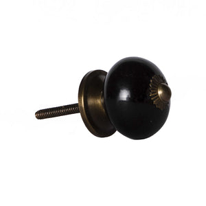 1.5" x 1.5" x 1.5" Ceramic/Metal Multicolor 12 Pack Knob