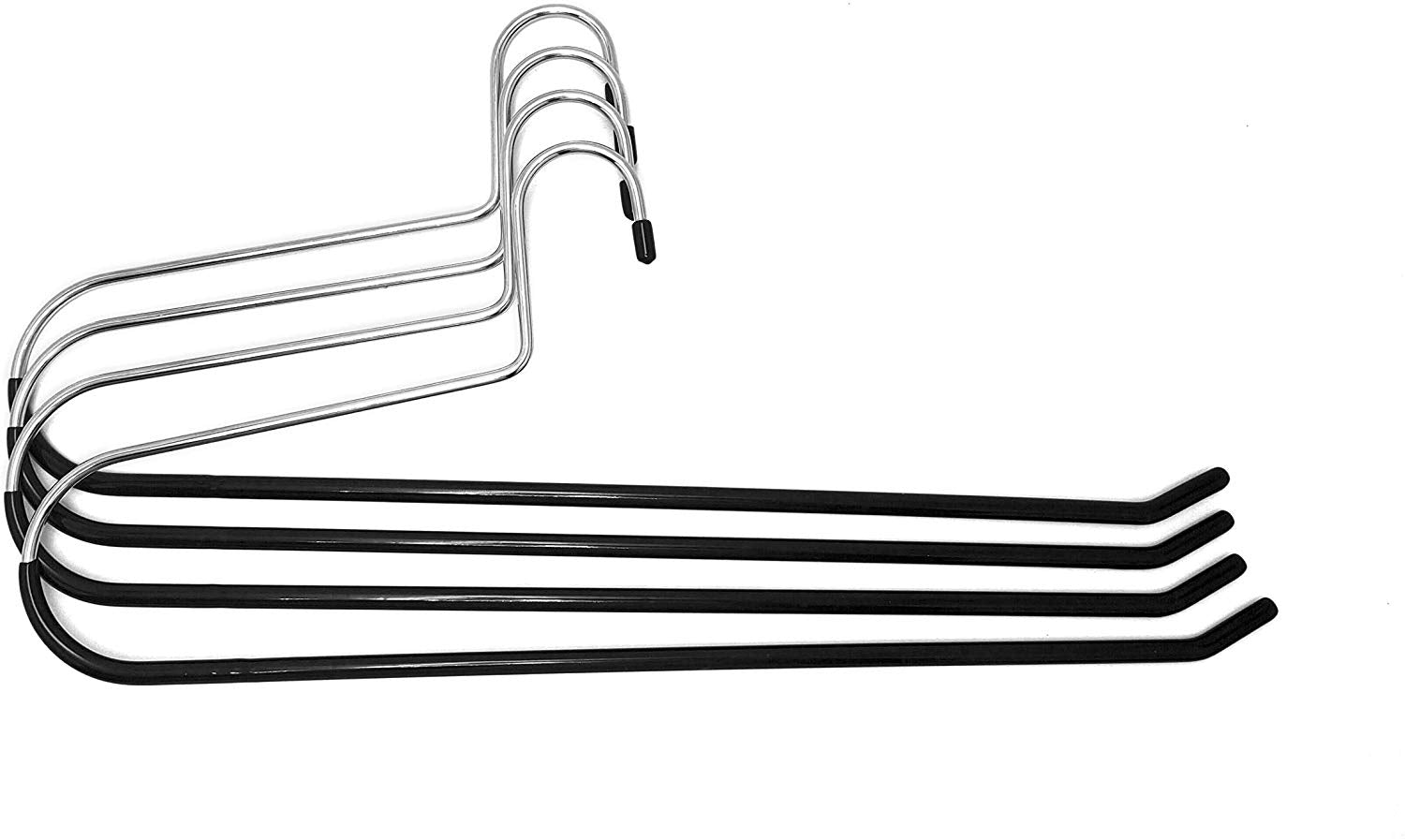 Set of 9 Heavy Duty Stainless Steel Hangers with Nonslip Coating