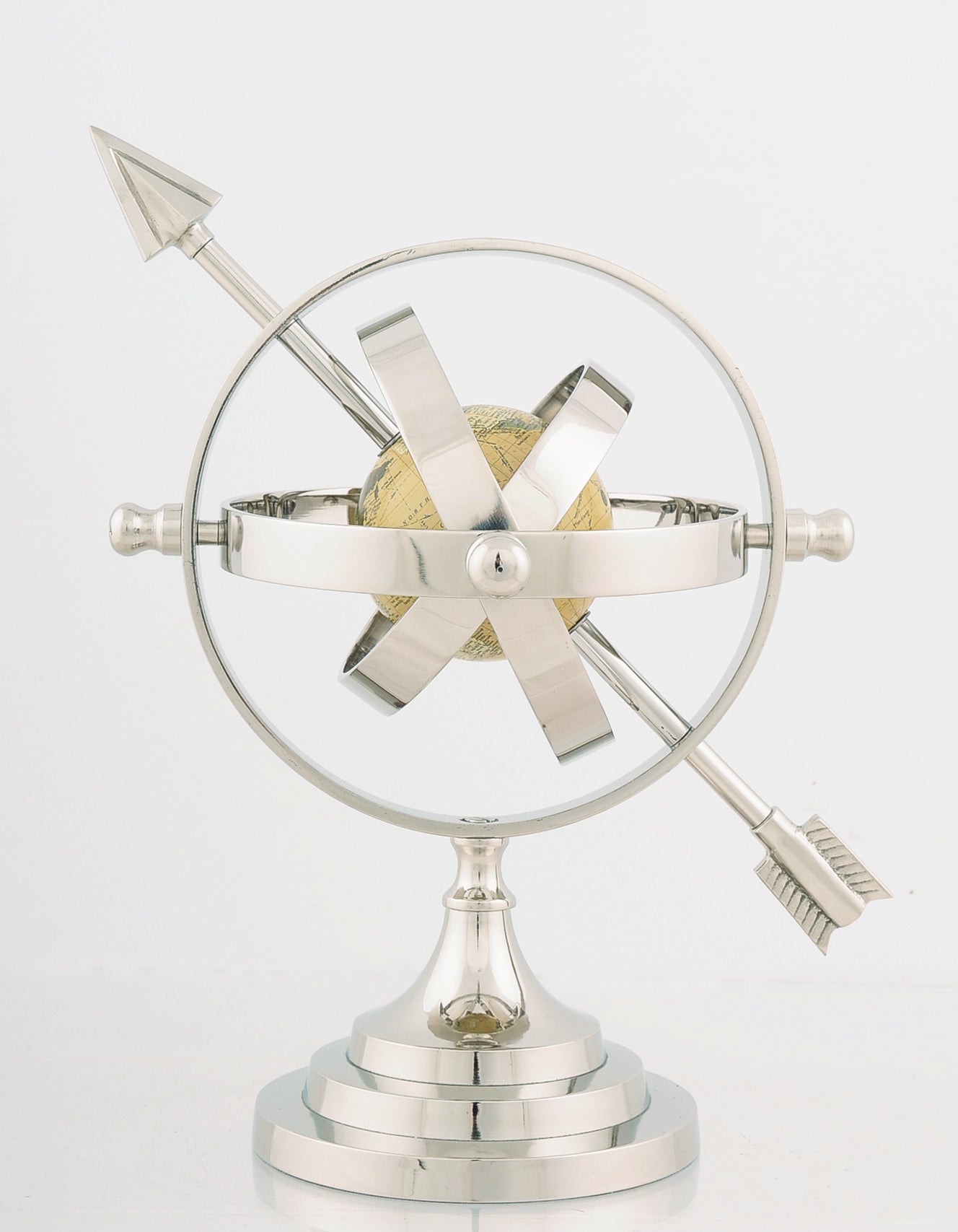 8.5" x 10" x 12.5" Alum Armillary