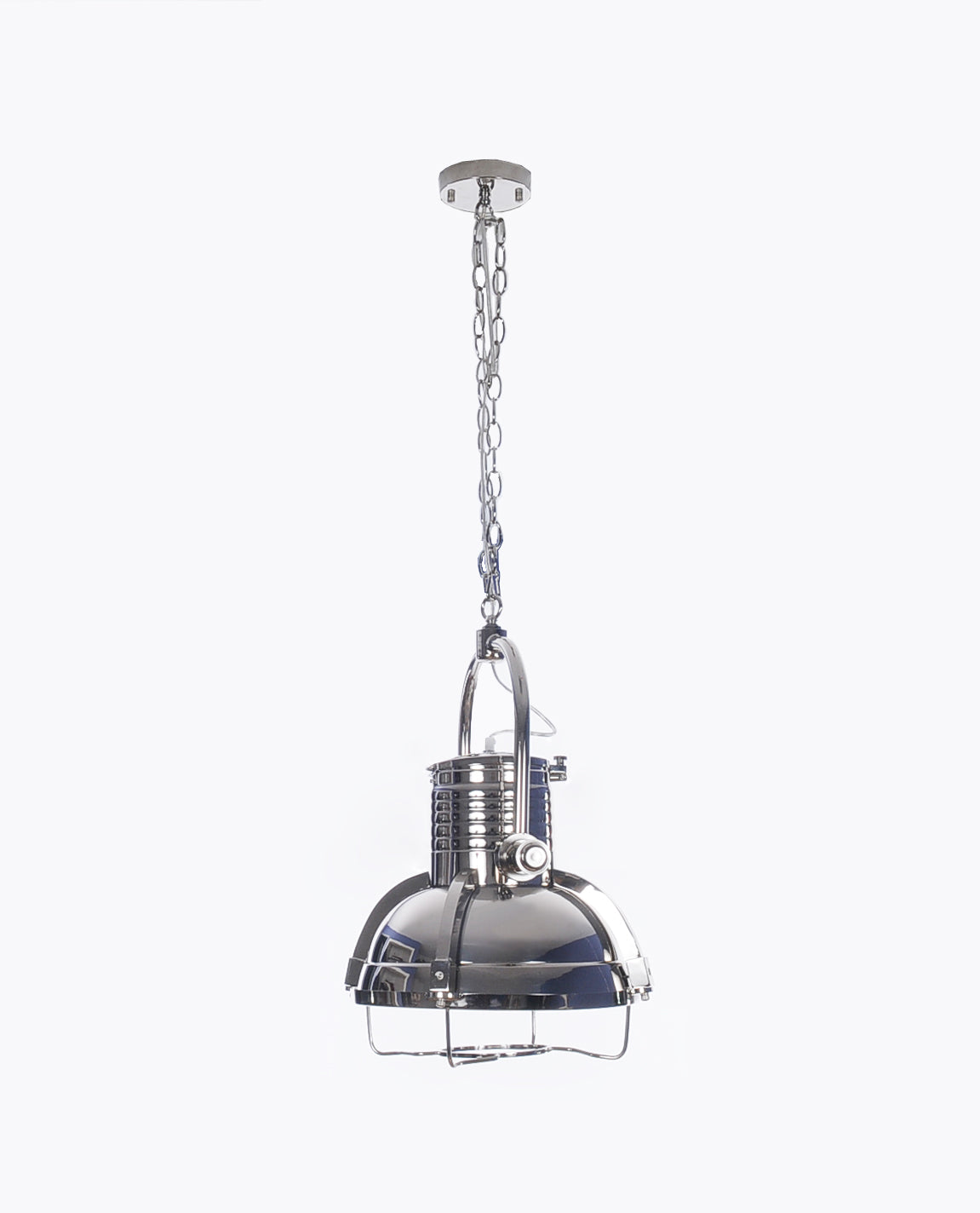 15" x 15" x 66" Large Steel - Pendant Lamp