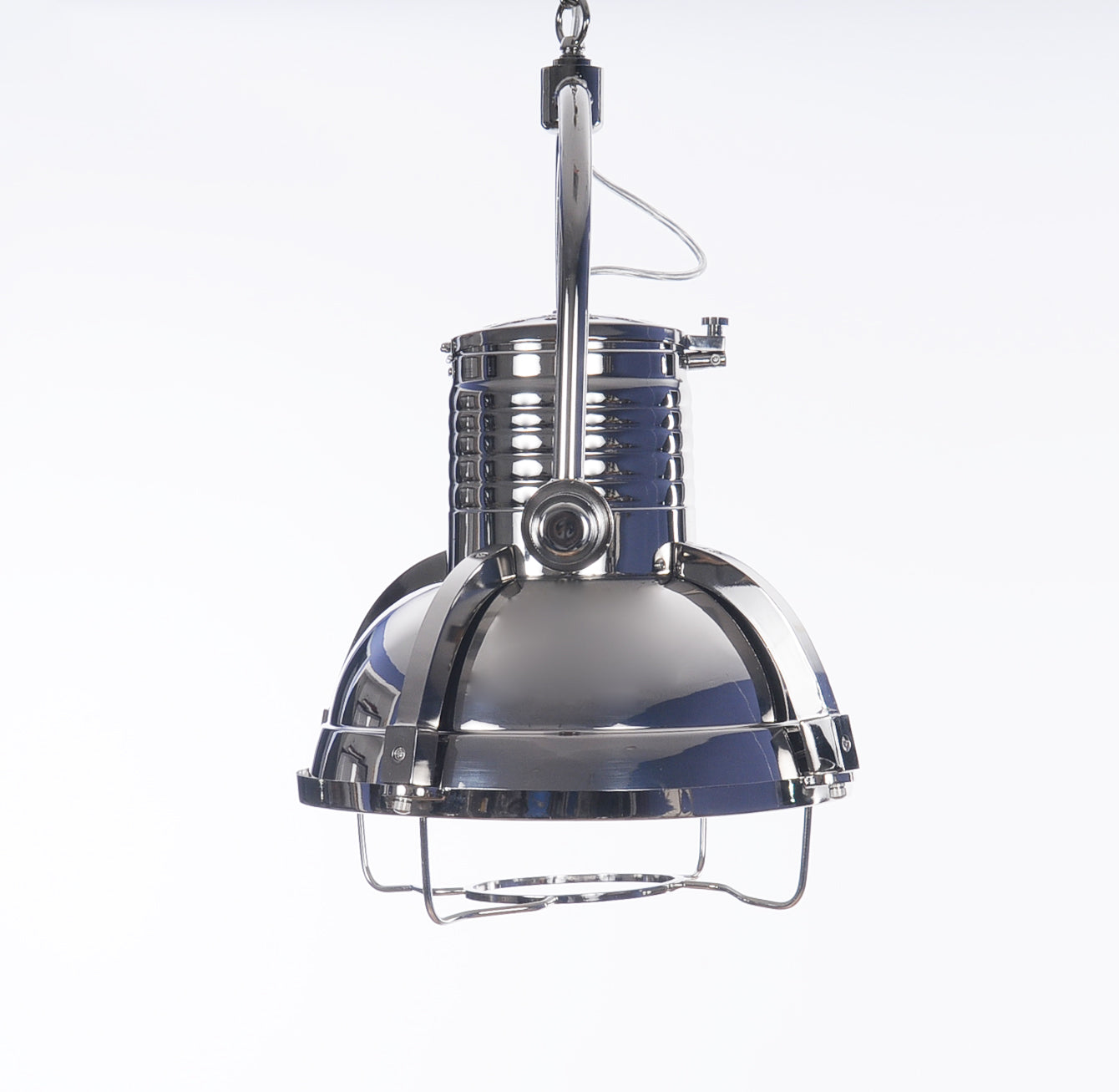 15" x 15" x 66" Large Steel - Pendant Lamp