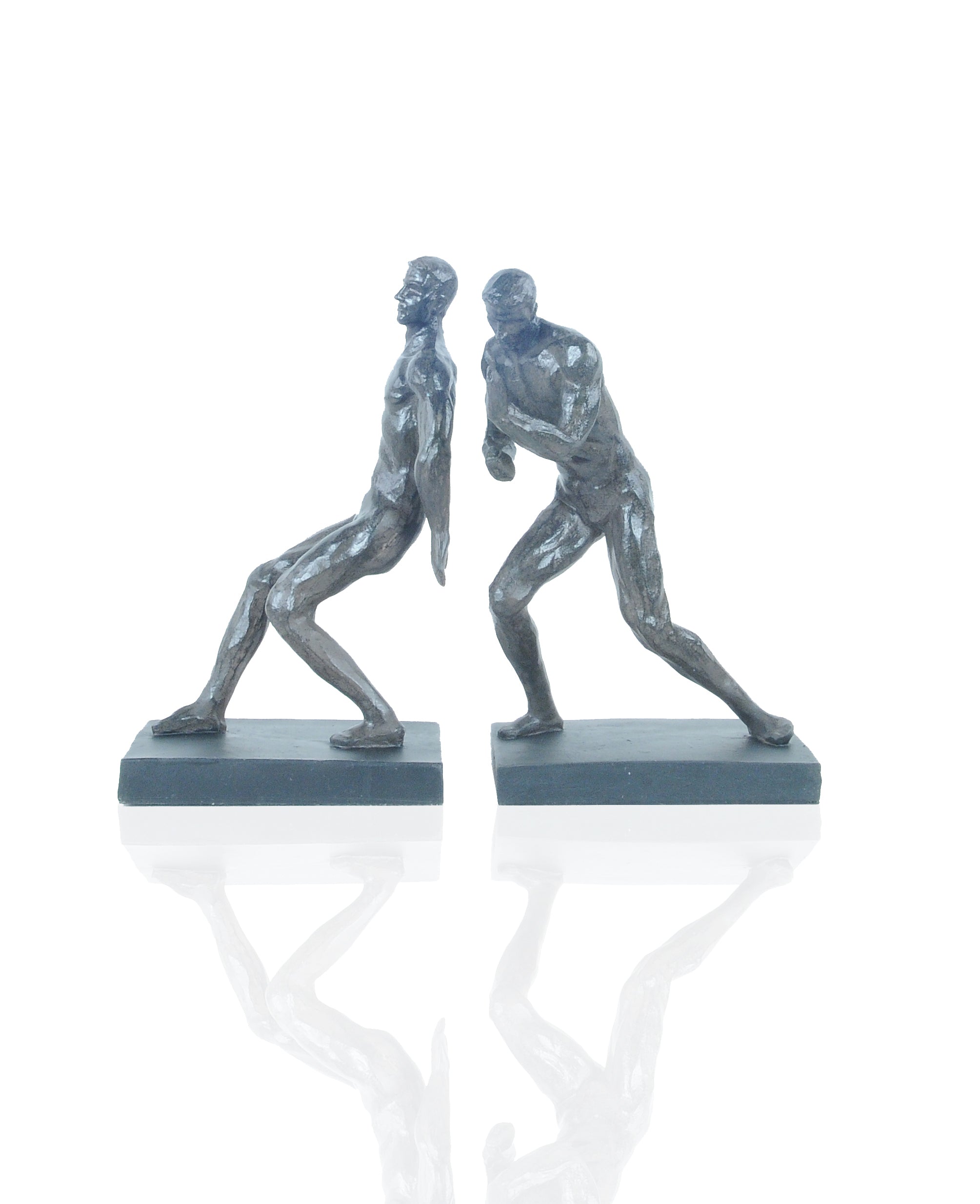 4.5" x 6" x 10.5" Gymnastic Man Bookend Set of 2