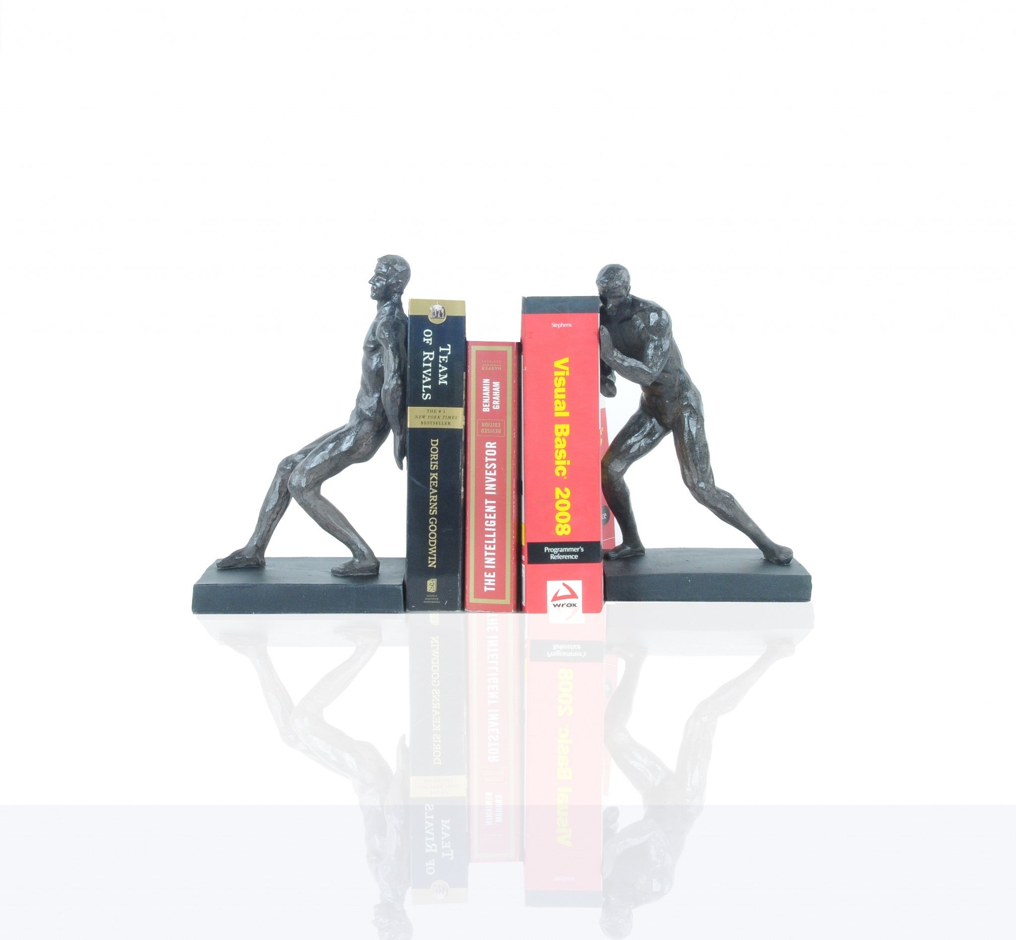 4.5" x 6" x 10.5" Gymnastic Man Bookend Set of 2