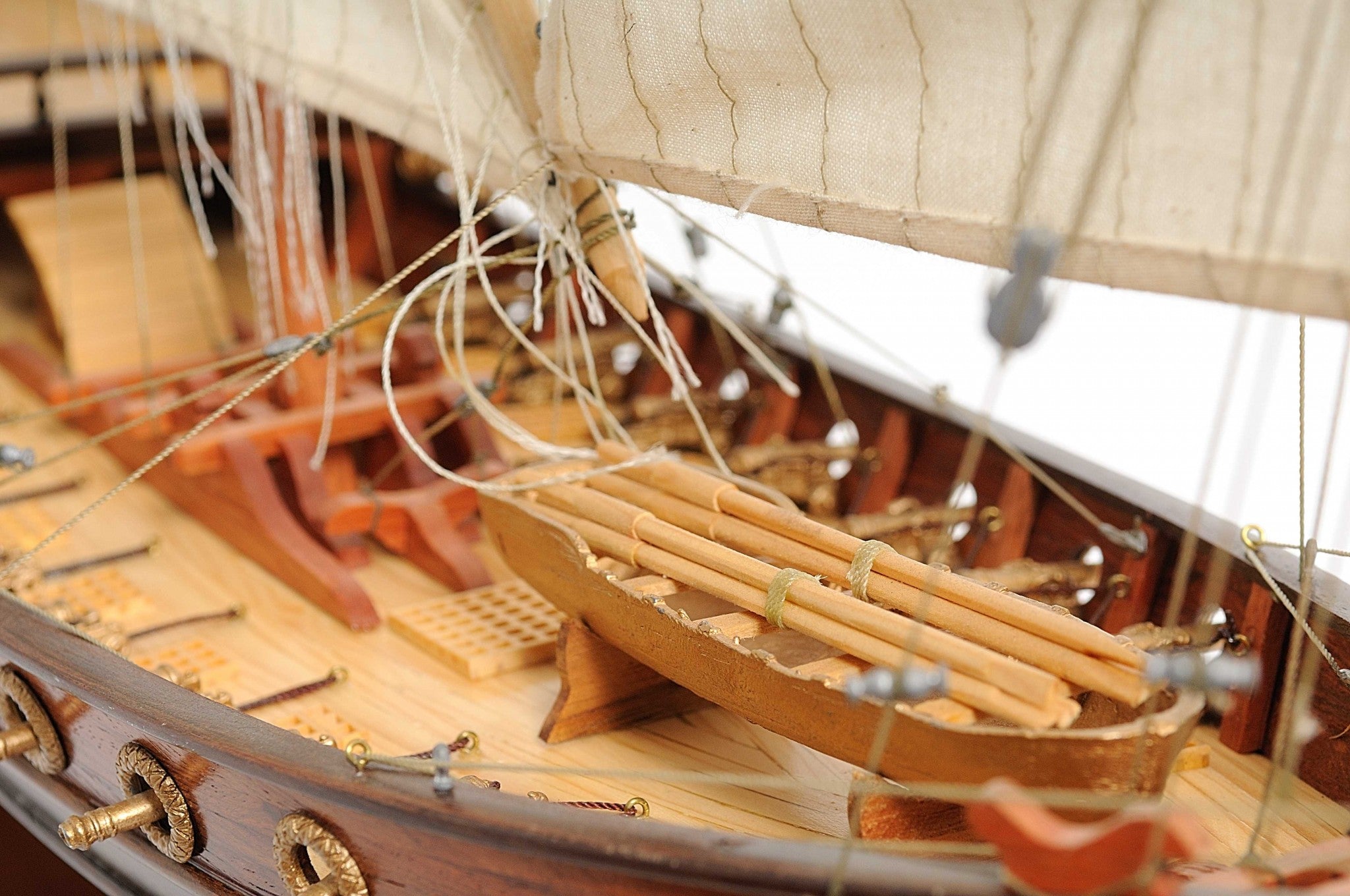 Hand Built Real Wood Model Ship