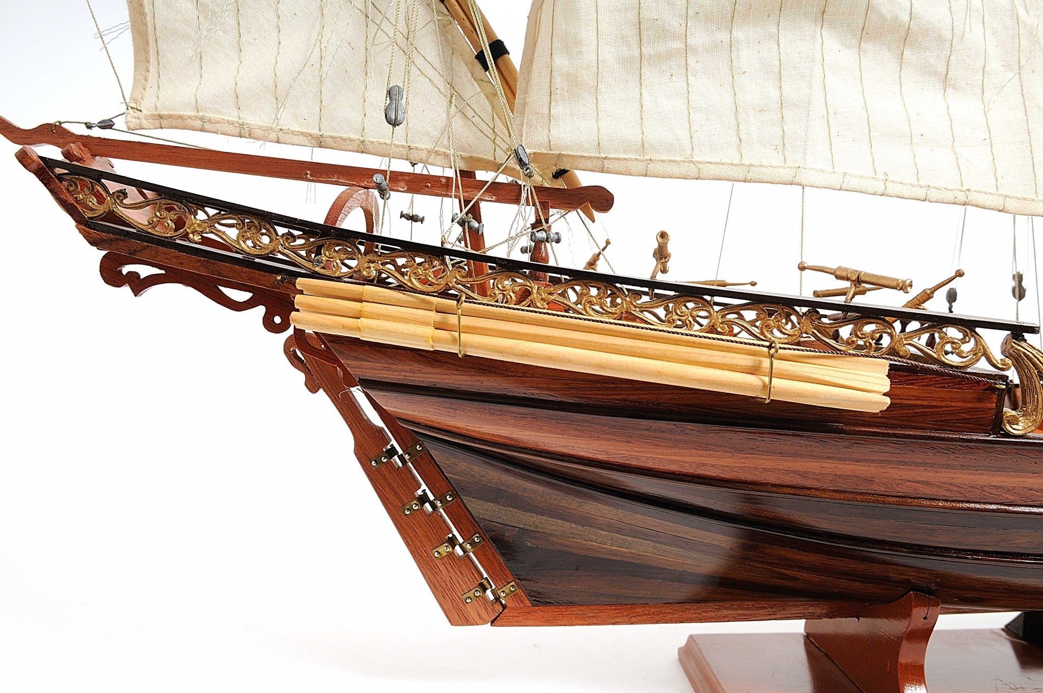 Hand Built Real Wood Model Ship