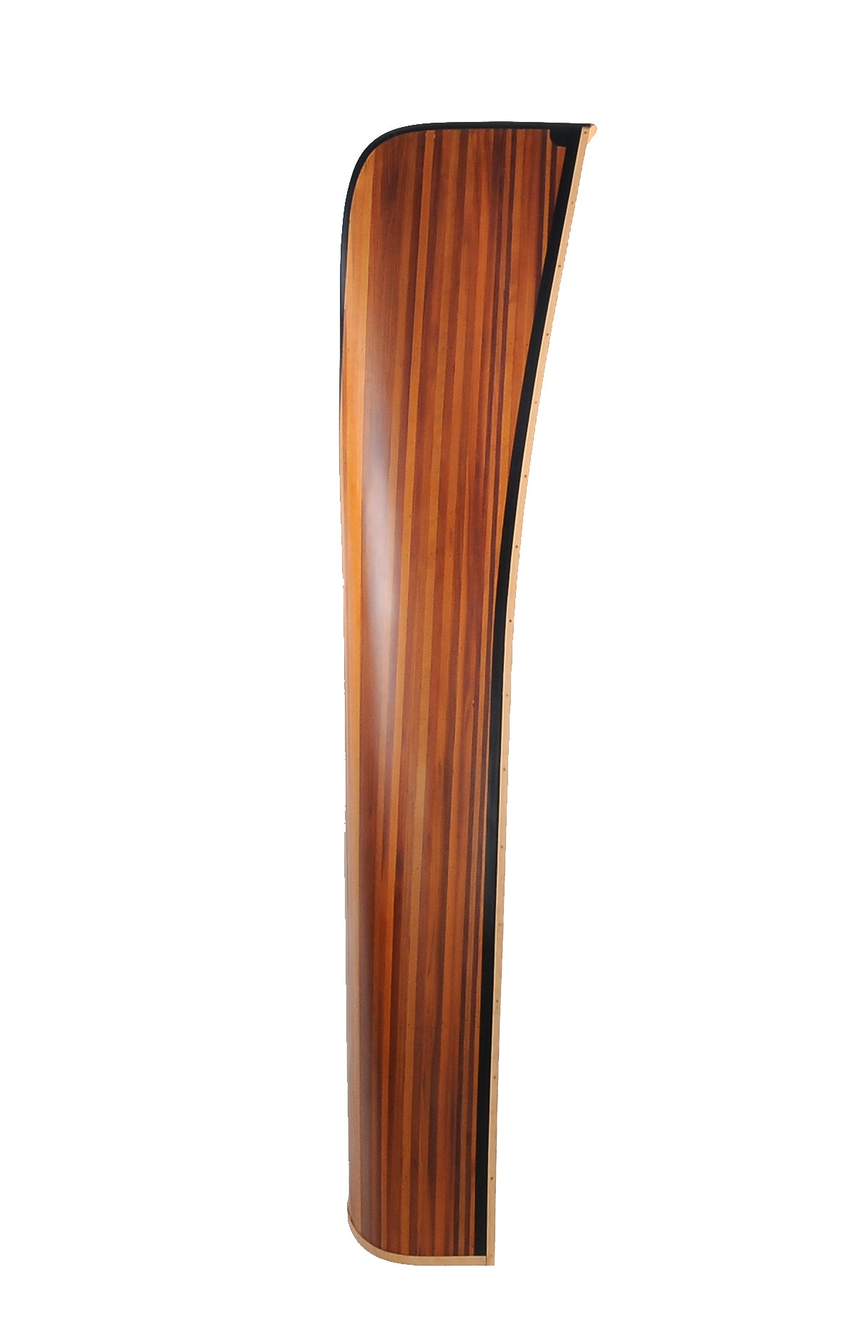 31" x 90" x 20.5" Wooden Canoe - Book Shelf