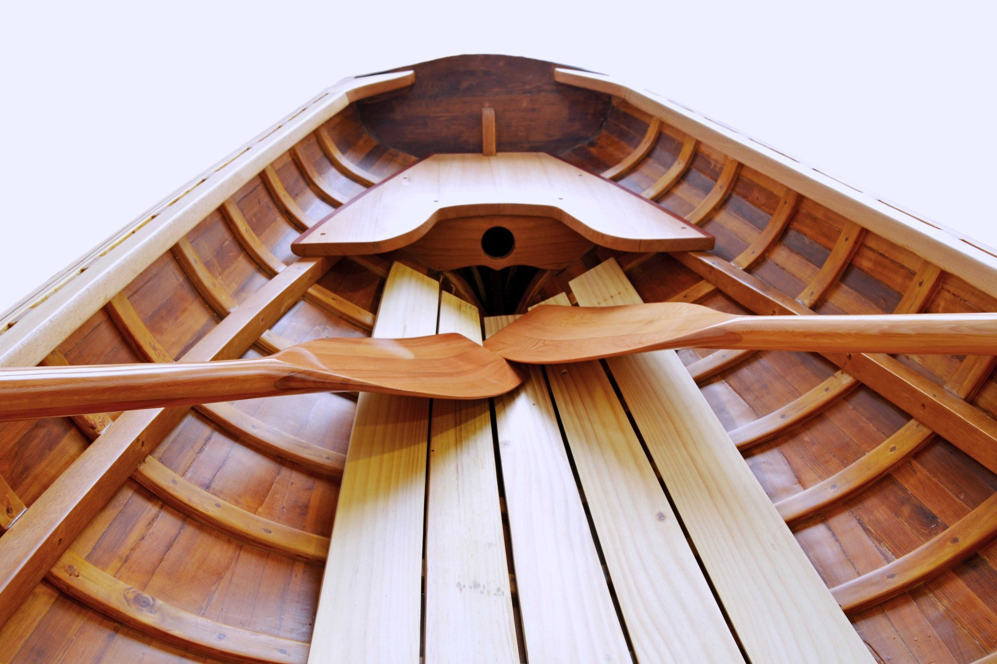 41" x 147.5" x 27.5" Clinker Built Whitehall Row Boat