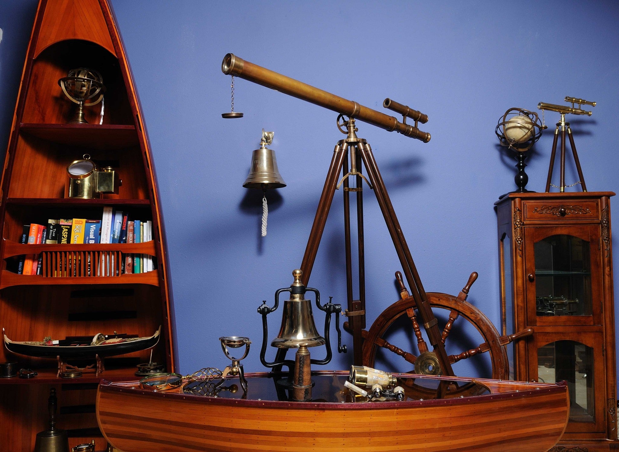 2.6" x 40" x 64" Victorian Marine Telescope