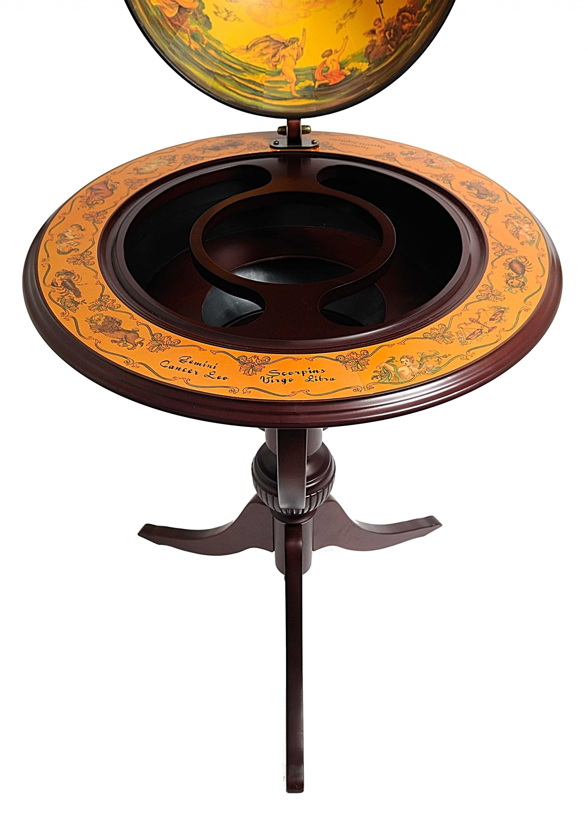 26" x 26" x 45" Globe Bar - 3 Legs