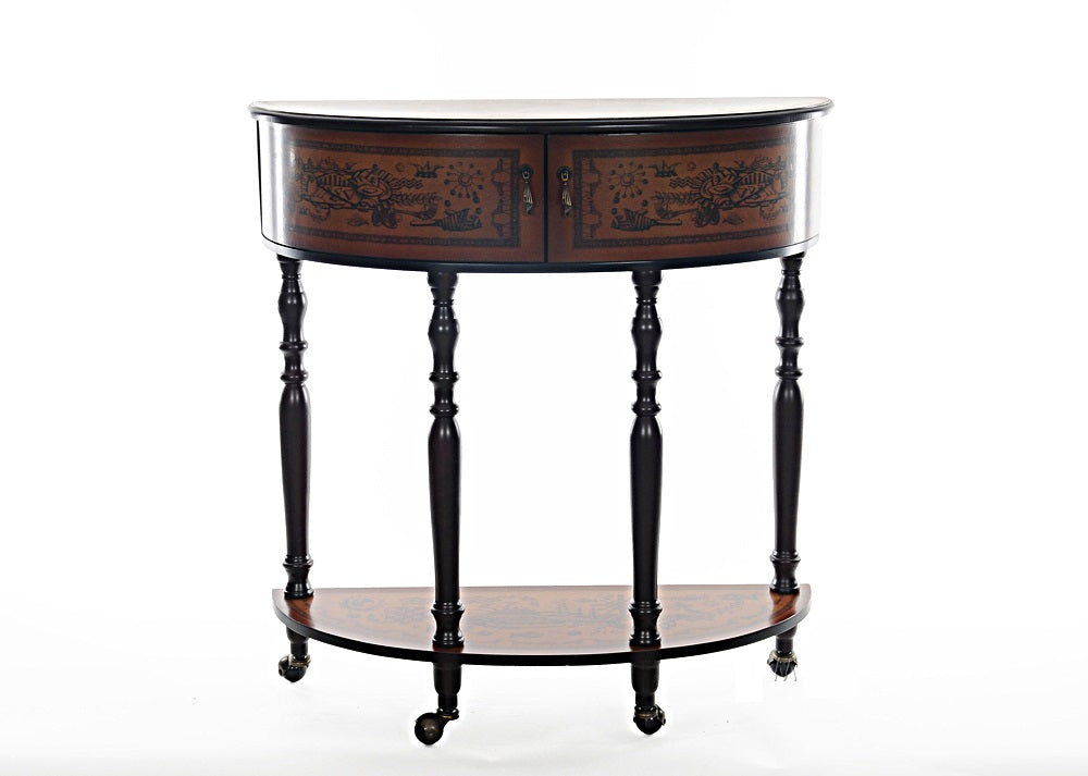 13" x 15" x 19" Red Globe with Chess Holder