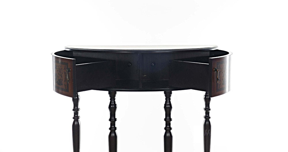 13" x 15" x 19" Red Globe with Chess Holder