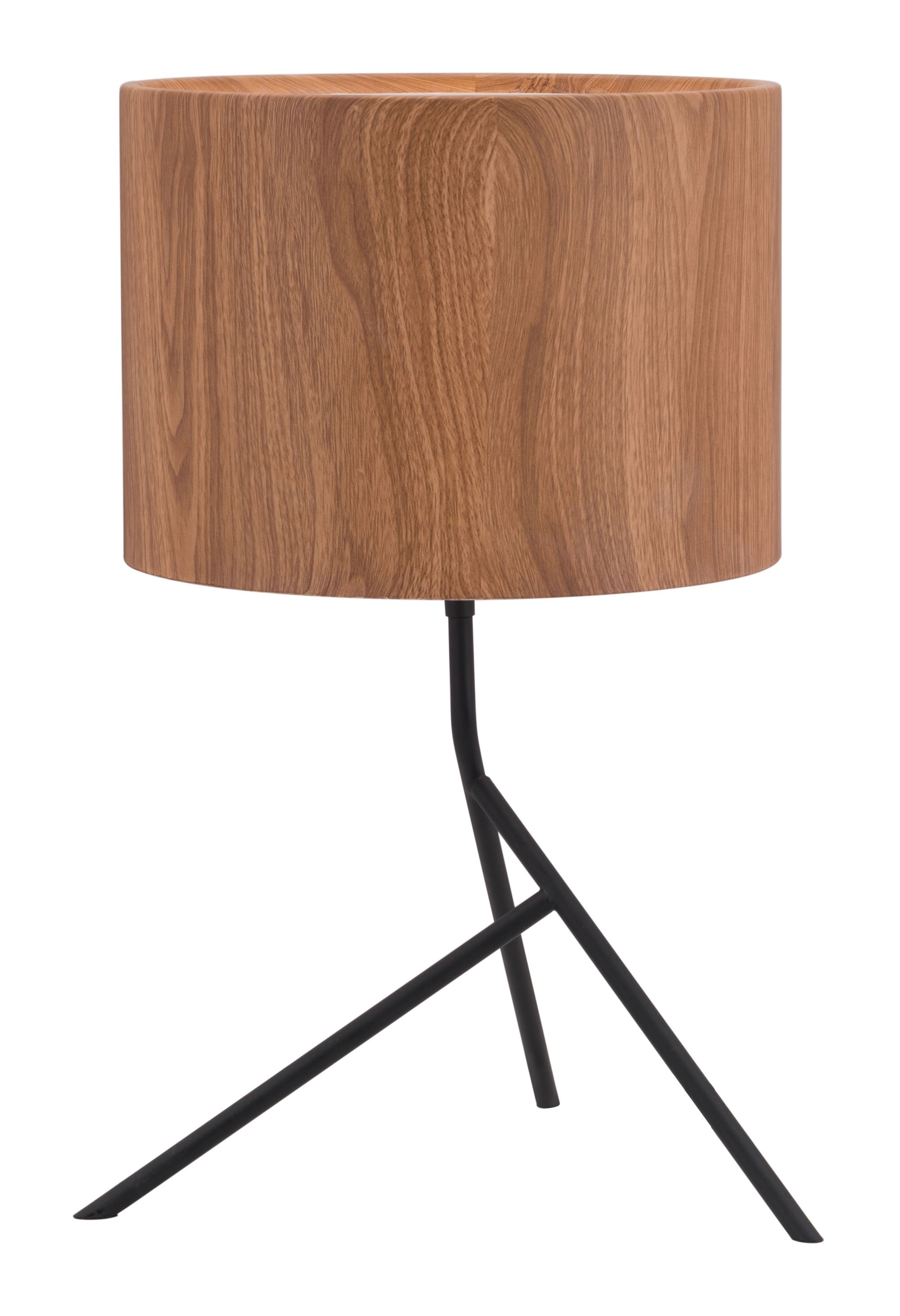 13.6" x 13.6" x 19.7" Brown, Steel, Table Lamp
