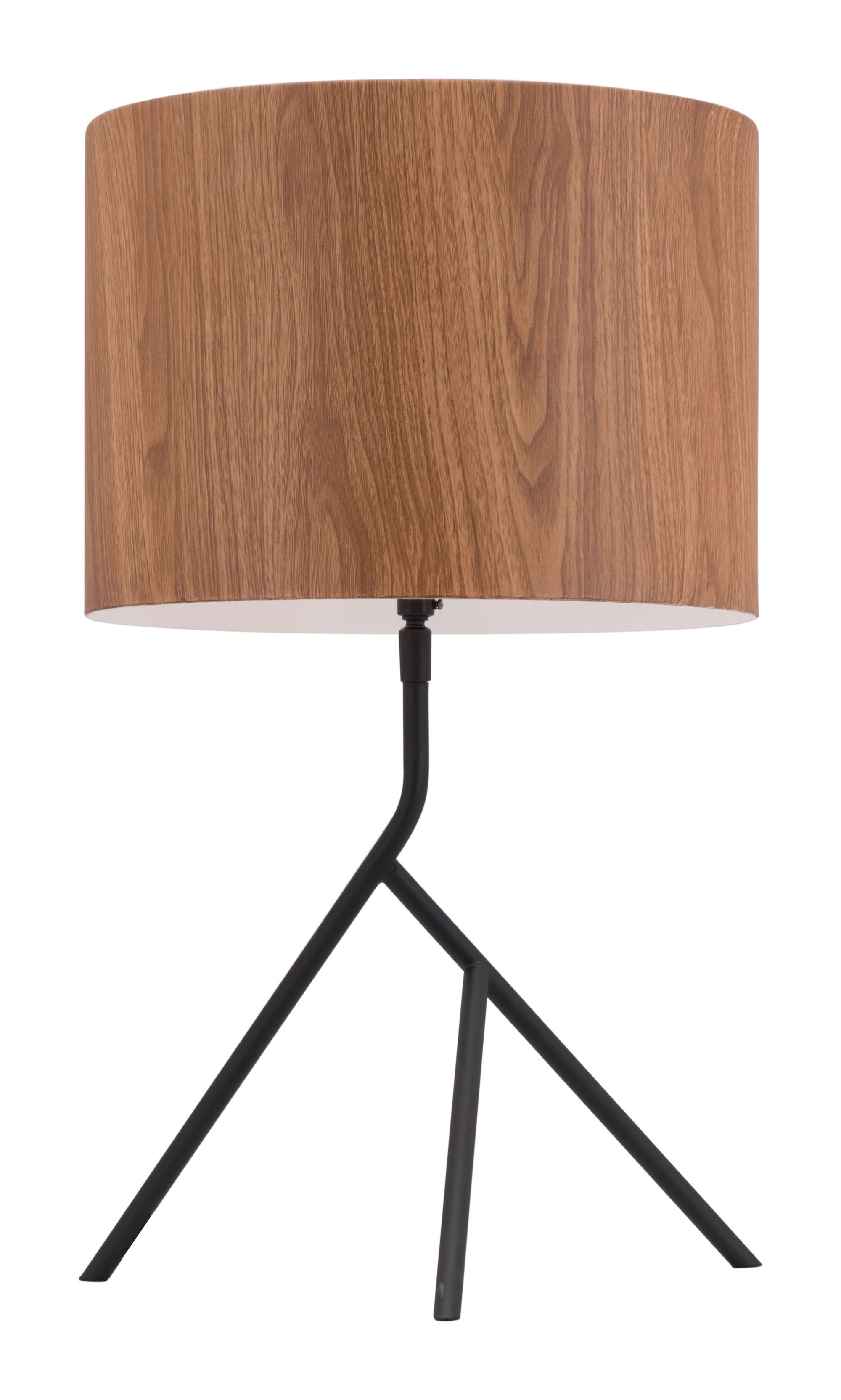 13.6" x 13.6" x 19.7" Brown, Steel, Table Lamp