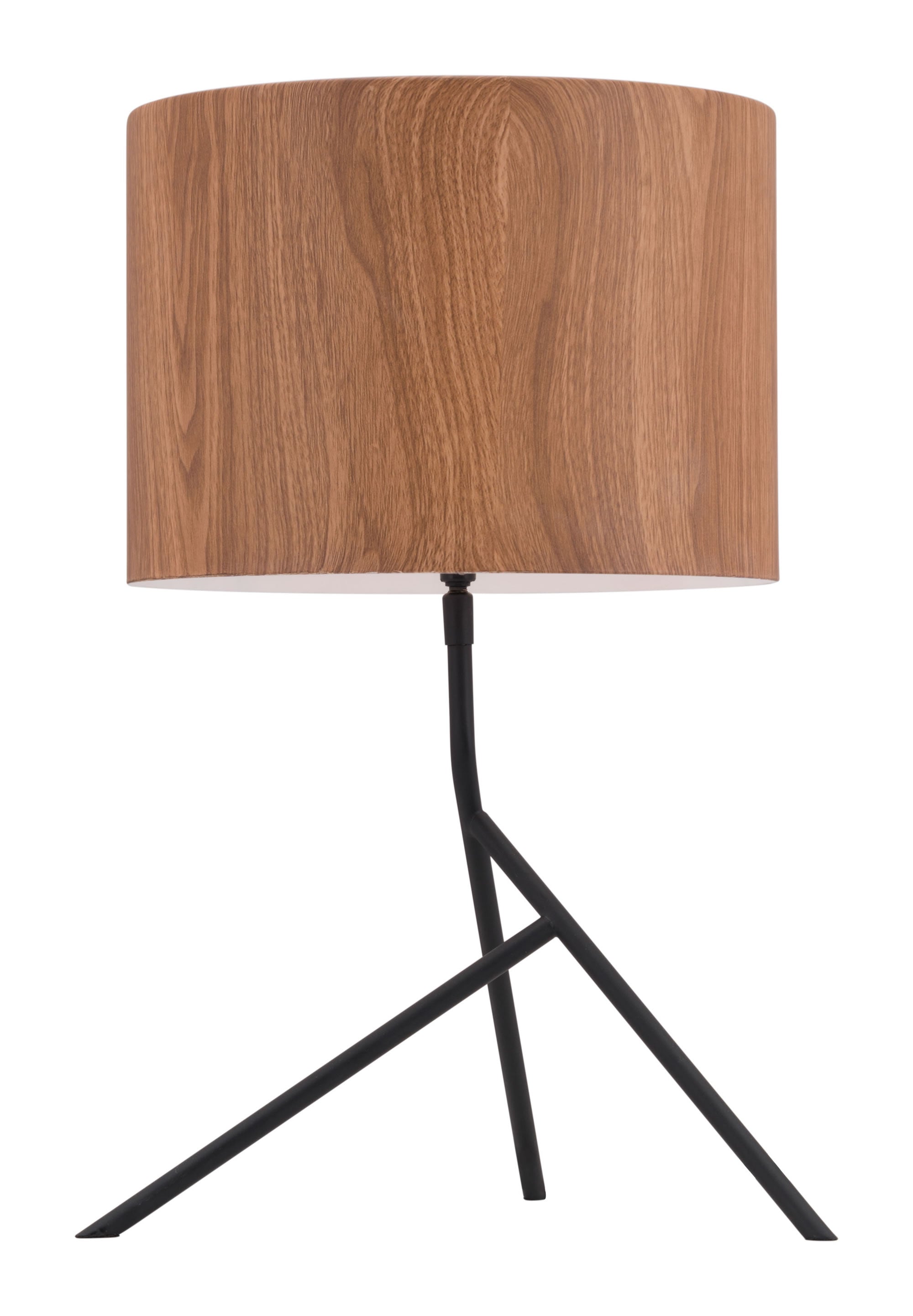 13.6" x 13.6" x 19.7" Brown, Steel, Table Lamp