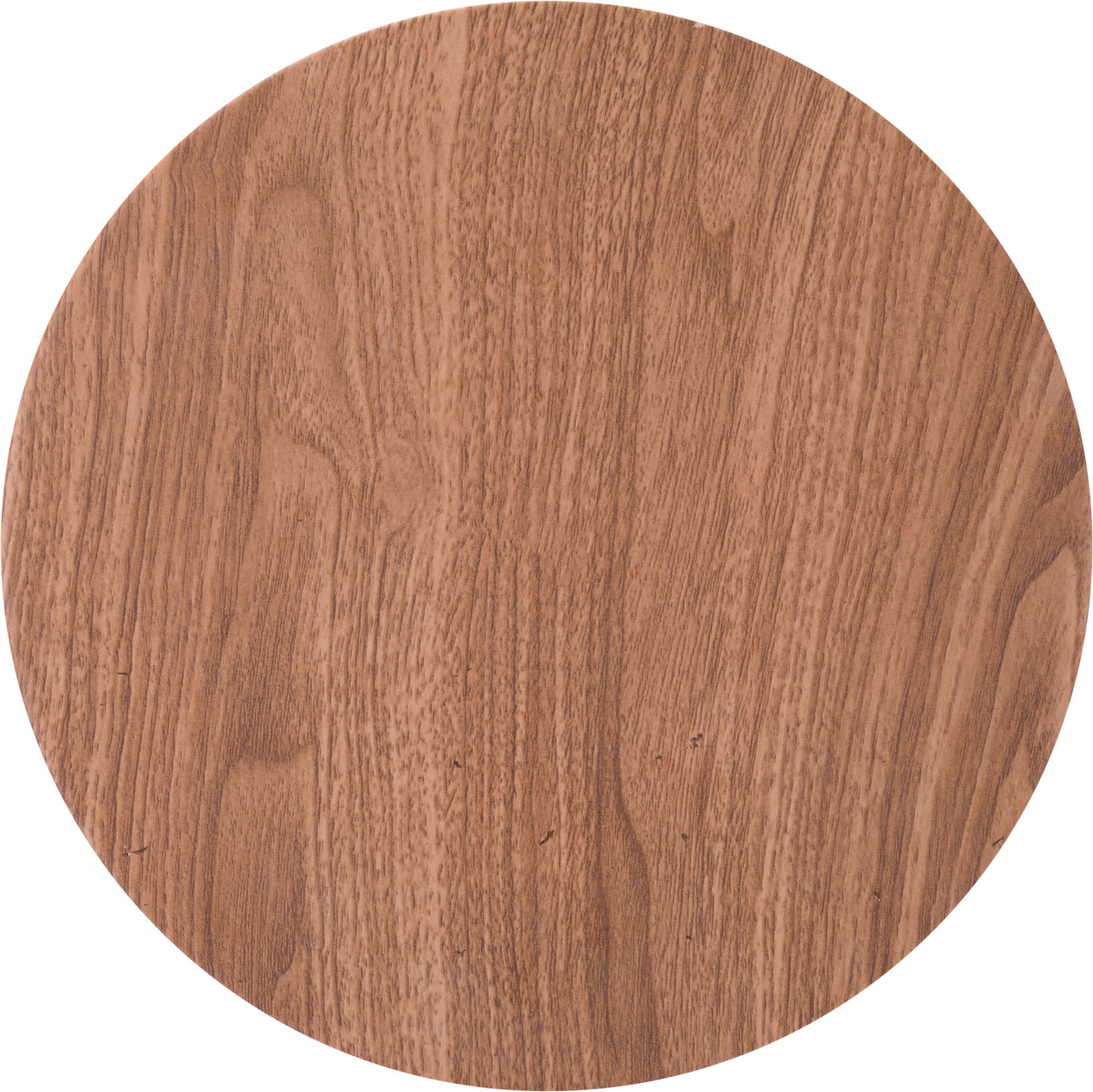 11.8" x 11.8" x 18.7" White & Brown, Polyblend, Steel, Table Lamp