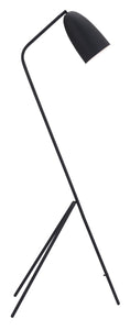 22.4" x 14.4" x 59.8" Matte Black, Steel, Floor Lamp