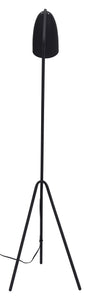 22.4" x 14.4" x 59.8" Matte Black, Steel, Floor Lamp