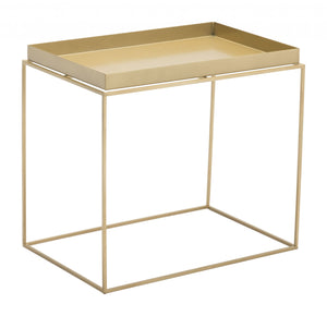23.6" x 23.6" x 15.7" Gold, Steel, Nesting Table