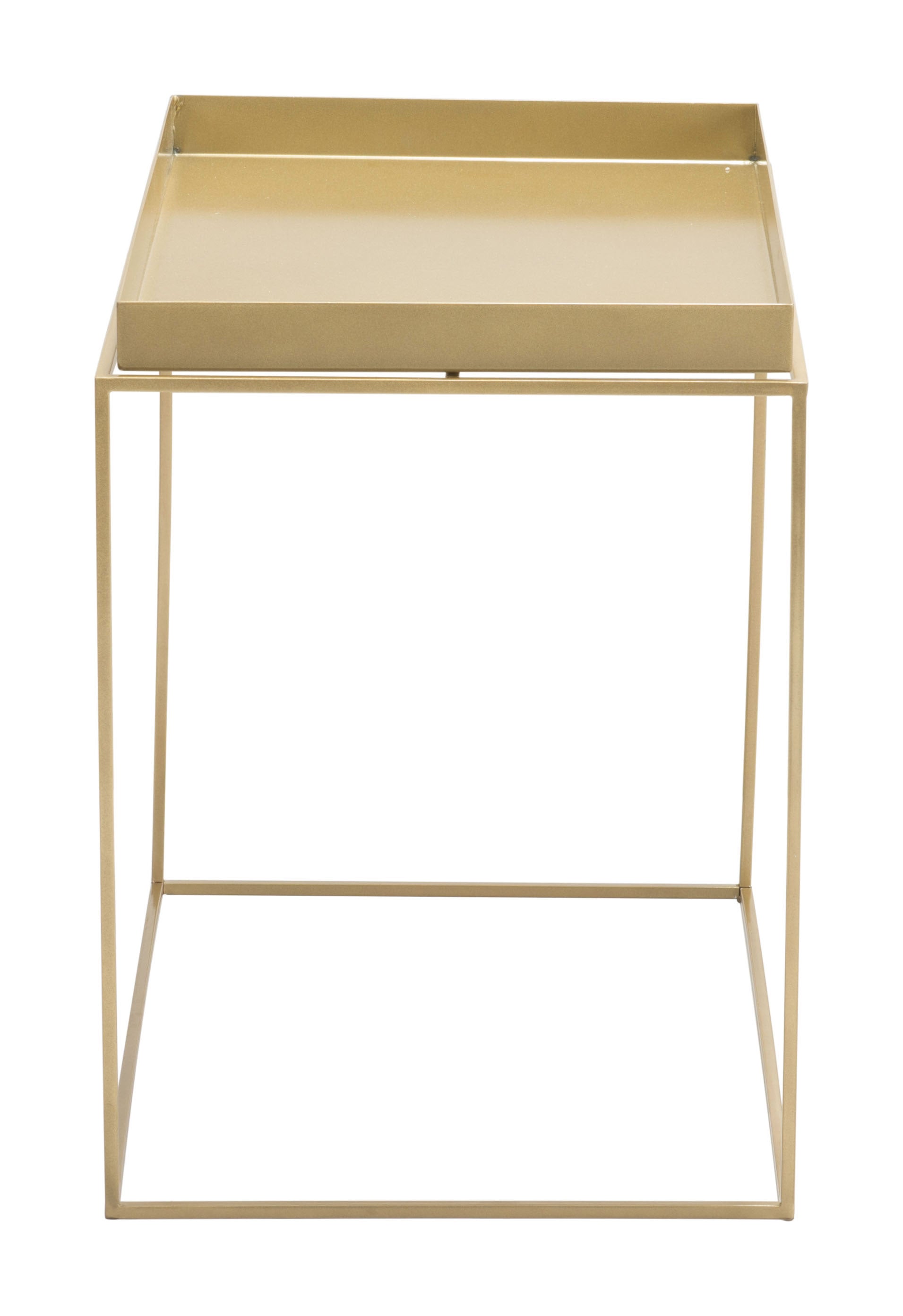 23.6" x 23.6" x 15.7" Gold, Steel, Nesting Table